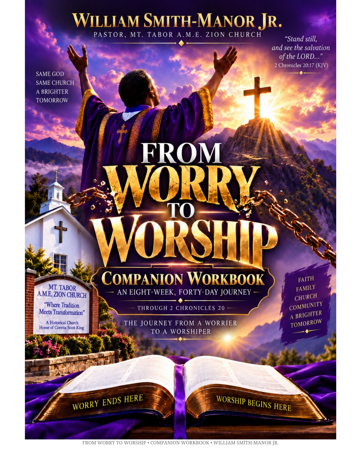 From Worry to Worship Companion Workbook cover